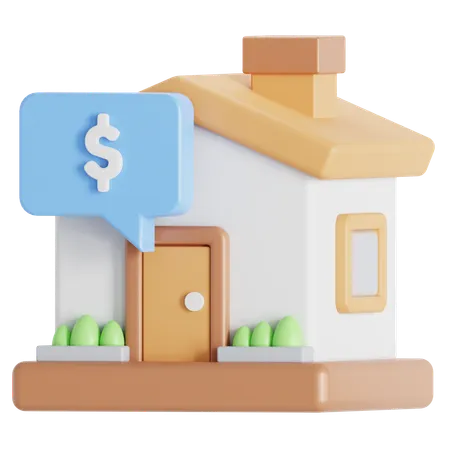 Cheap And Affordable House 3D Icon