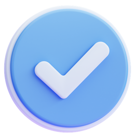 Check  3D Icon