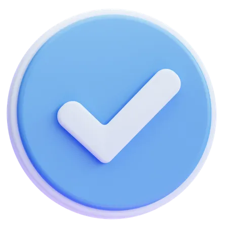 Check  3D Icon
