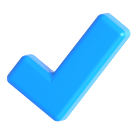 Check  3D Icon