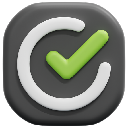 Check  3D Icon