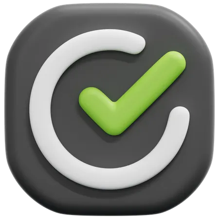 Check  3D Icon