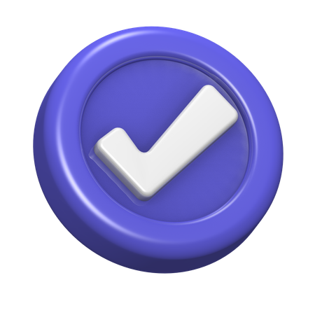Check  3D Icon