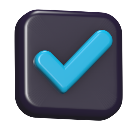 Check  3D Icon