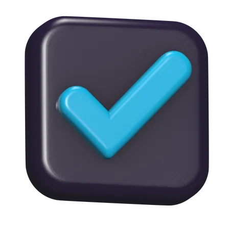 Check  3D Icon