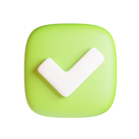 Check  3D Icon