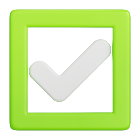 Check  3D Icon
