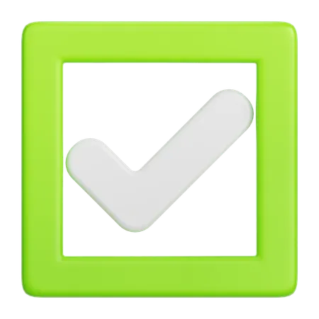 Check  3D Icon
