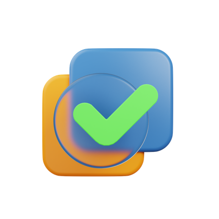 Check  3D Icon