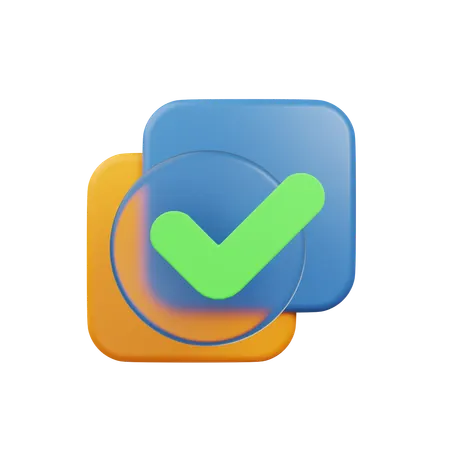 Check  3D Icon