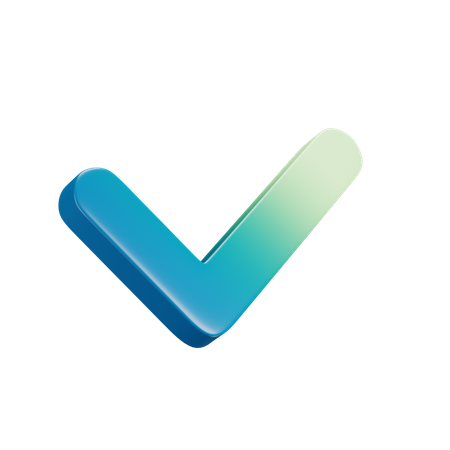 Check  3D Icon