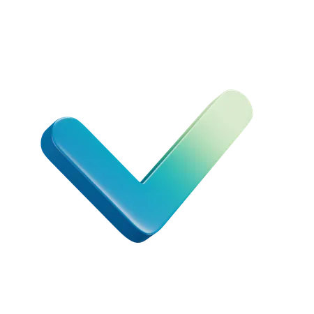 Check  3D Icon