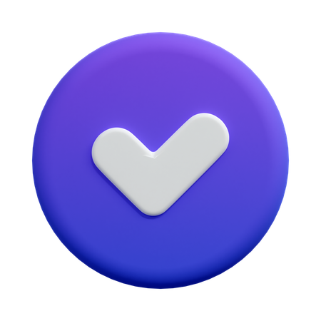 Check  3D Icon
