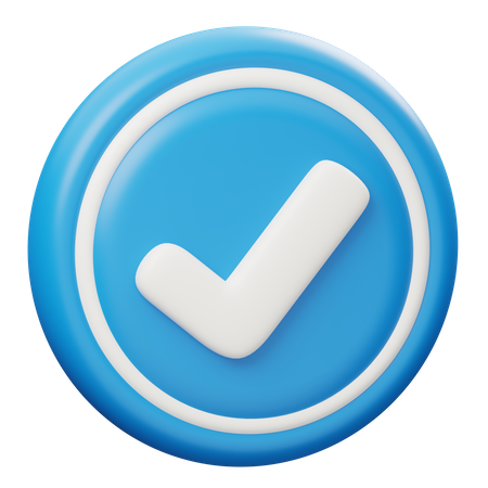 Check  3D Icon