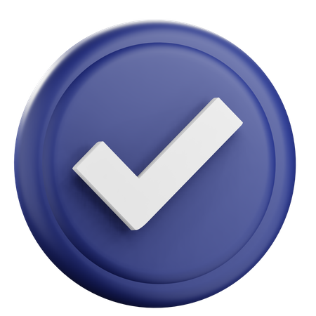 Check  3D Icon