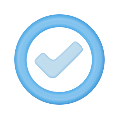 Check  3D Icon