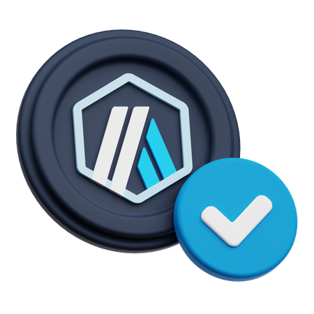 Check Arbitrum  3D Icon