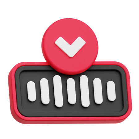 Check Audio  3D Icon