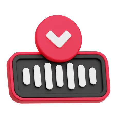 Check Audio  3D Icon