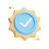 check badge emoji 3d