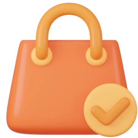 Check Bag  3D Icon