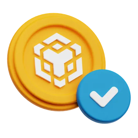 Check Binance  3D Icon