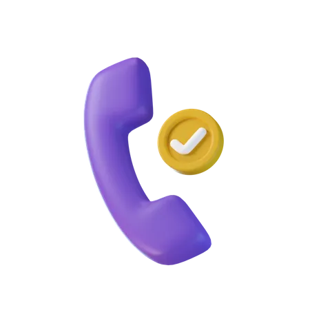 Check Call  3D Icon