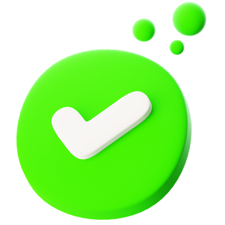 Check Circle  3D Icon