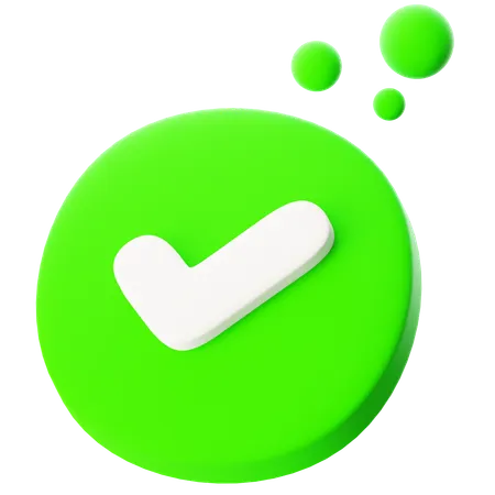 Check Circle  3D Icon