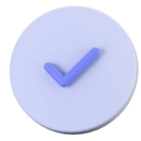 Check Circle  3D Icon