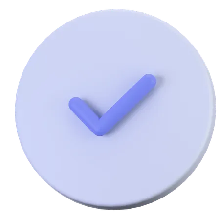 Check Circle  3D Icon