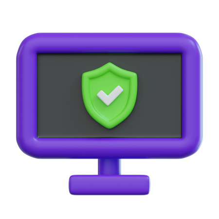 Check Computer  3D Icon