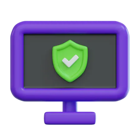 Check Computer  3D Icon