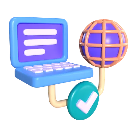 This Is Connected 3 D Render Illustration Icon It Comes As A High Resolution PNG File Isolated On A Transparent Background The Available 3 D Model File Formats Include BLEND OBJ FBX And GLTF 3D Icon