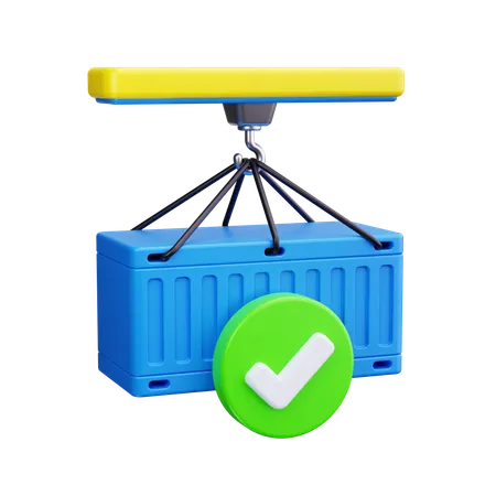 Check Container  3D Icon