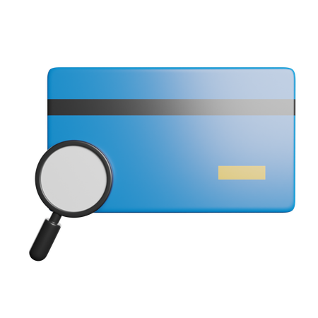 Check credit card  3D Icon