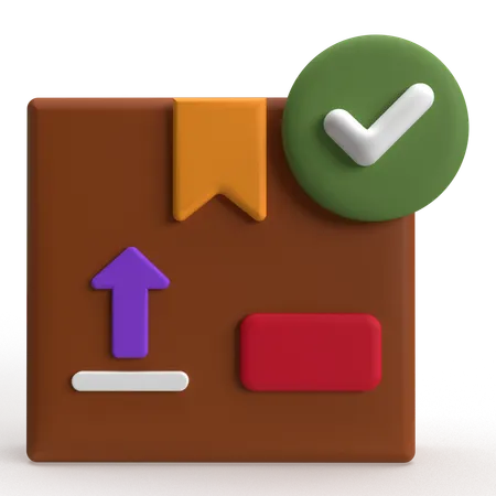 Check Delivery  3D Icon