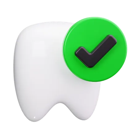 Verifique o dente  3D Icon