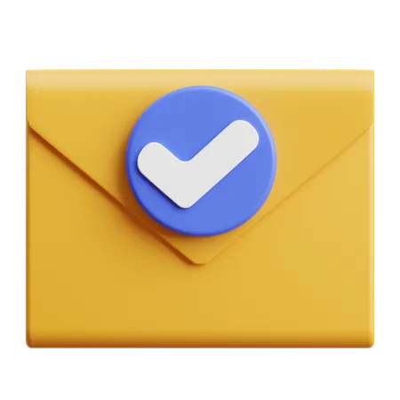 Check Email  3D Icon