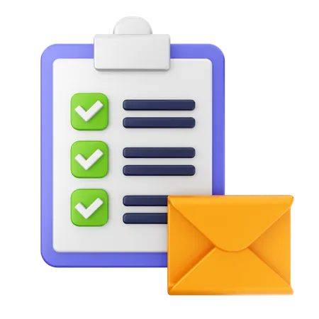 Check Email  3D Icon