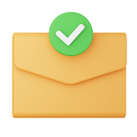 Check Email  3D Icon