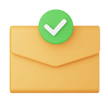 Check Email  3D Icon