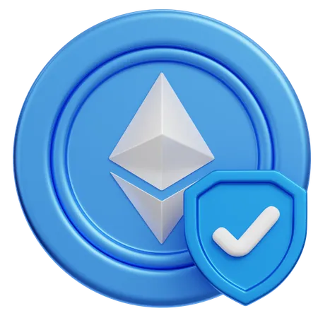 Check Ethereum Security  3D Icon