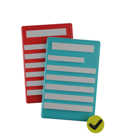 Check File  3D Icon