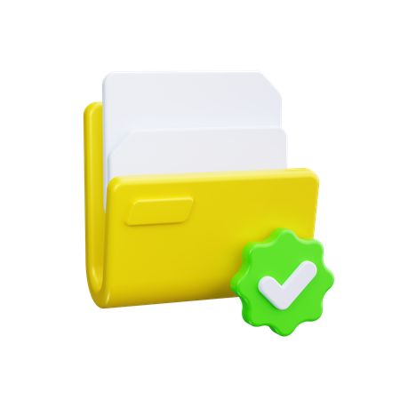 Check Folder  3D Icon