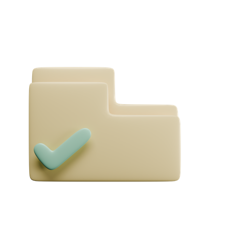 Check Folder  3D Icon