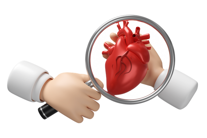 Check Heart  3D Icon