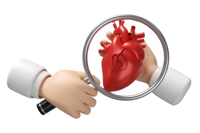 Check Heart  3D Icon