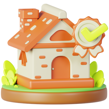 Check Home Security  3D Icon