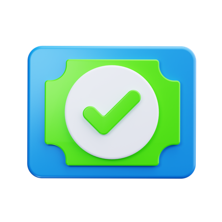 Check In Box Frame  3D Icon